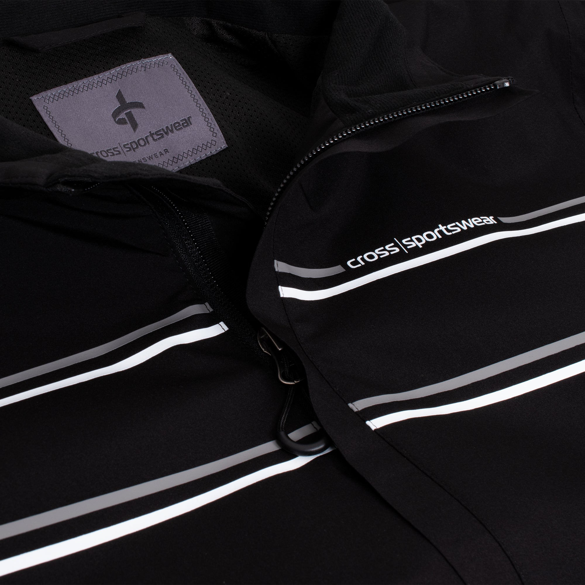 Cross Cloud Waterproof Mens Golf Jacket Black